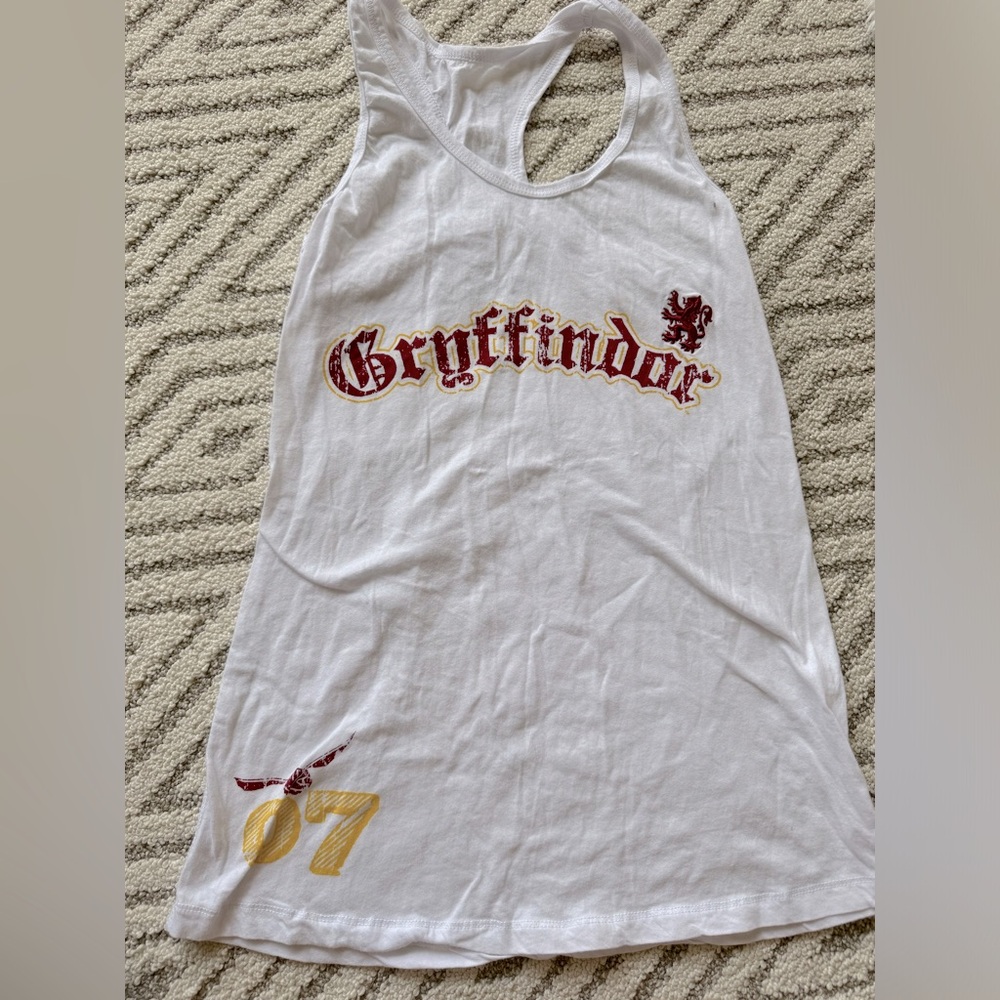 Officially licensed Harry Potter Gryffindor tank top from universal studios